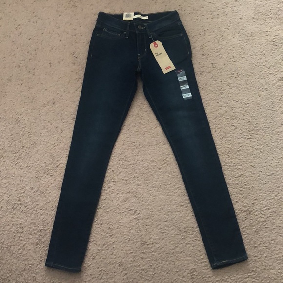 LEVI’S 711 SKINNY, MID RISE, SLIM THROUGH, HIP AND THIGH / 0 MEDIUM / W2… 🍂 - Picture 3 of 9